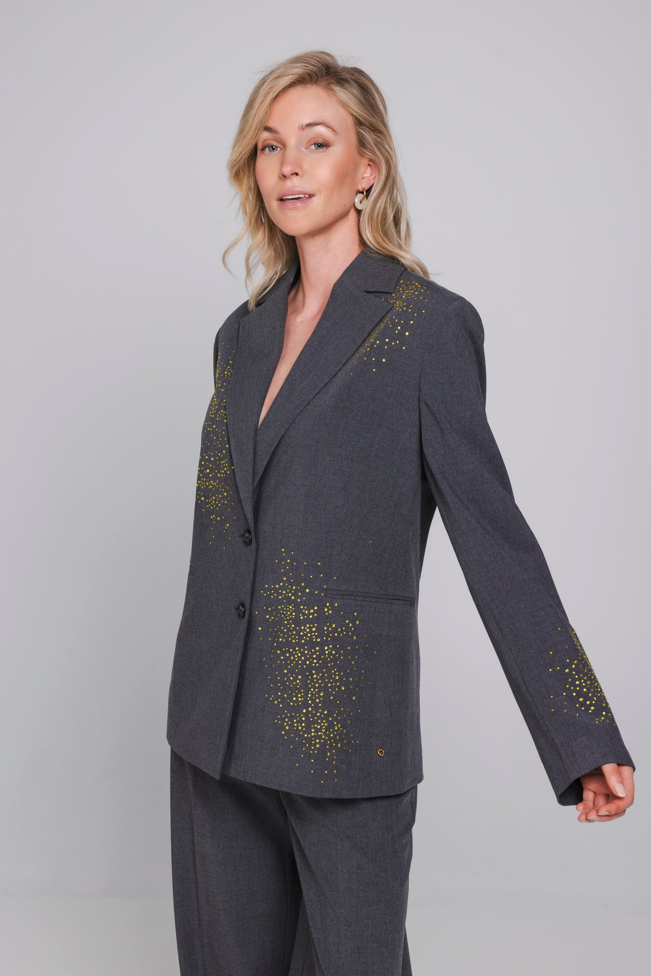 Accentil Nene blazer in lizard grey | Jo&Co Club