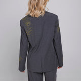 Accentil Nene blazer in lizard grey | Jo&Co Club
