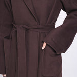 Accentil Ciela coat in deep cocoa | Jo&Co Club
