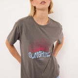 Fluresk Acacia T-shirt Grijs – T-Shirts van Fluresk, kleur XS, maat | JoAnnco