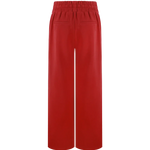 Achteraanzicht van de jorina pants van fluresk rode broek.