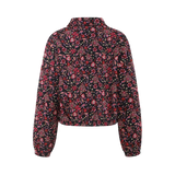 achterkant van Fluresk Maribel Jacket dames jas gebloemd