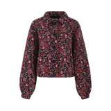 Fluresk Maribel Jacket damesjas voorkant gebloemde jas met knopen