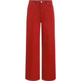 Fluresk Verina Pants broek dames rood voorkant 