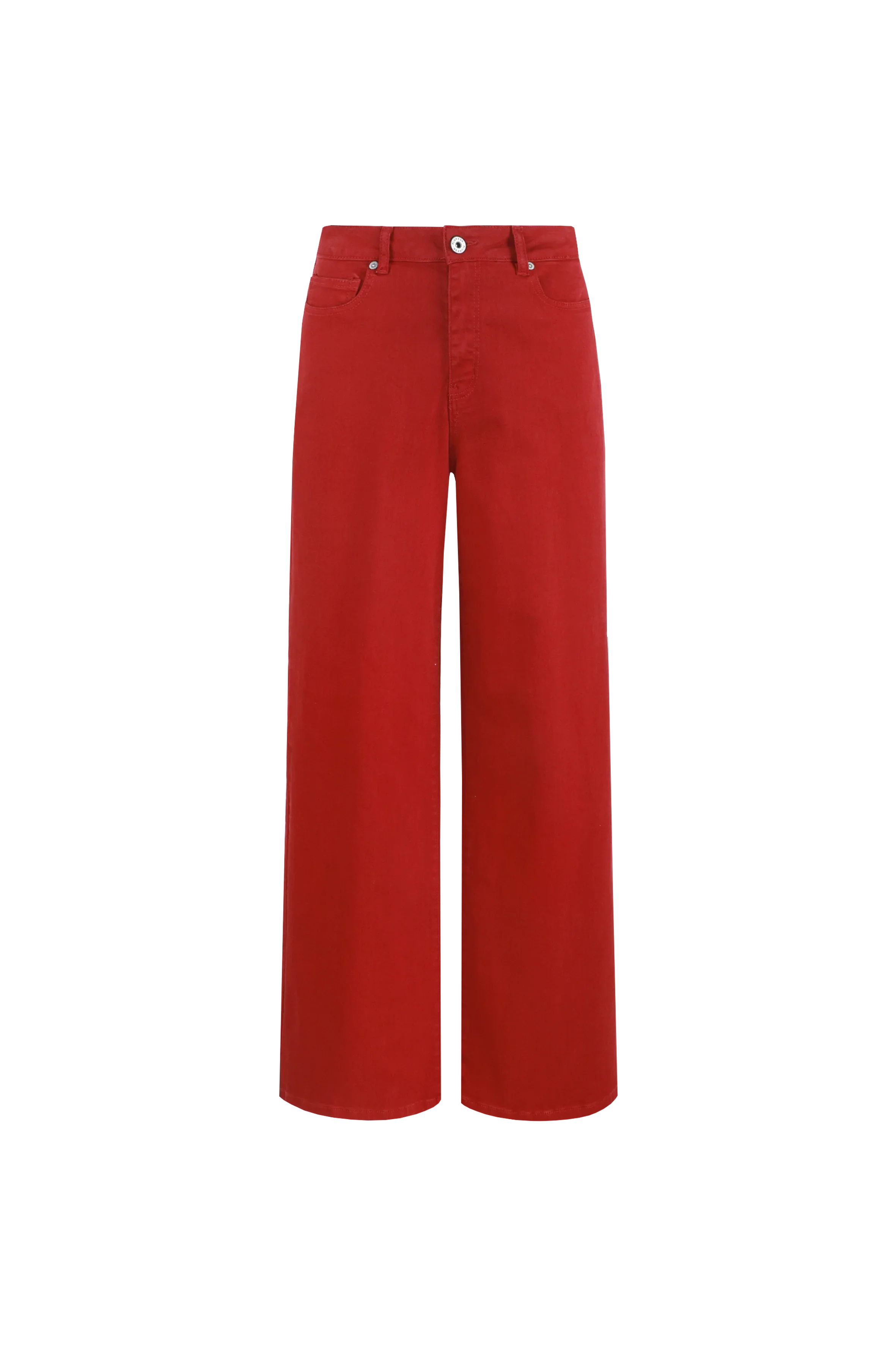 Fluresk Verina Pants broek dames rood voorkant 