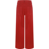 Fluresk Verina Pants achterkant rode damesbroek