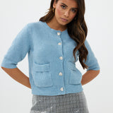 HEYB Paris Cardigan Blauw