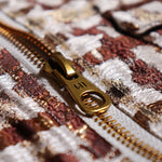 Close up van de details van de noor jacket van lofty manner.