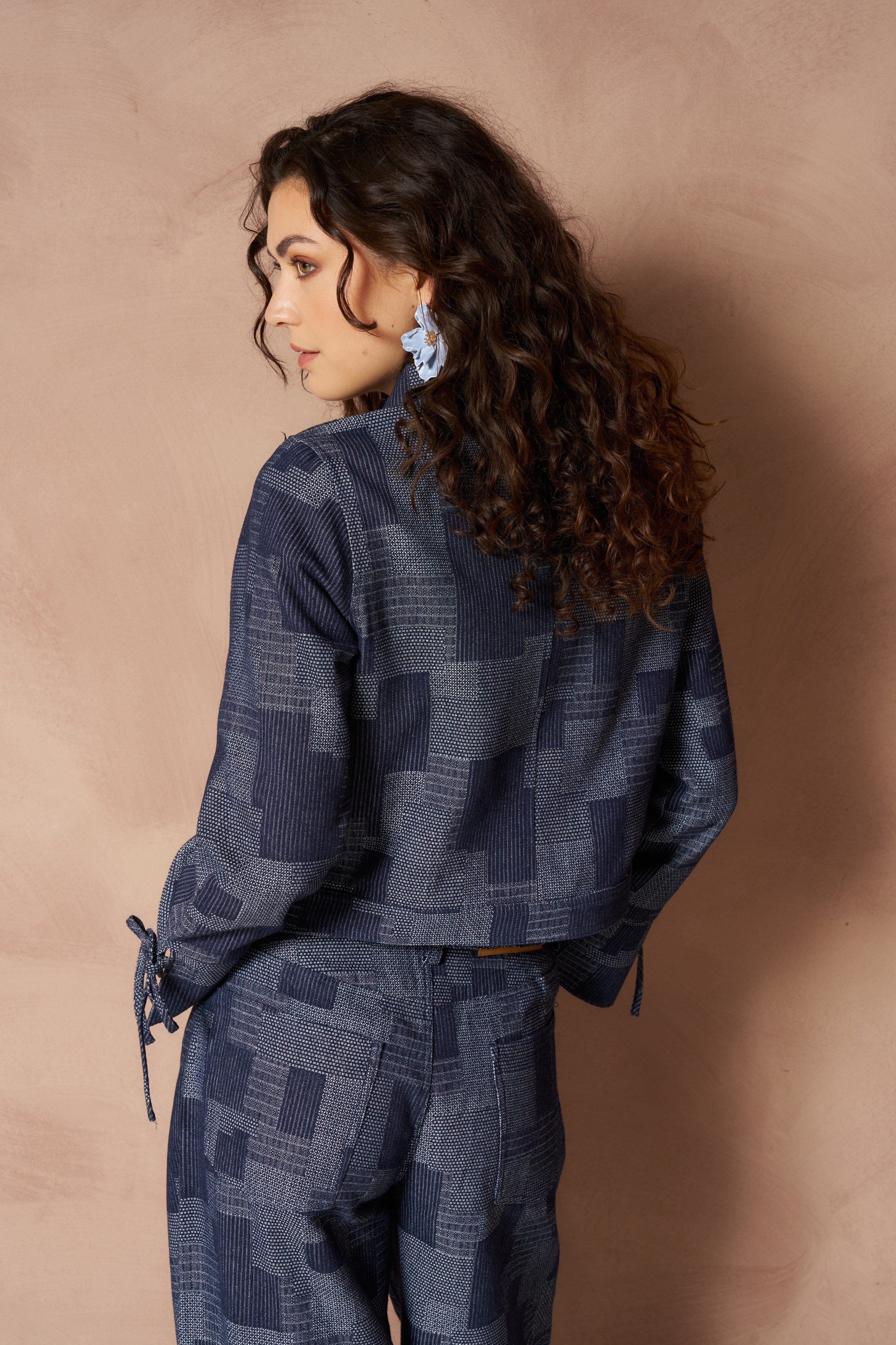 Ilja - Patchwork Straight Mid Blue | Jo&Co Club