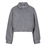 productfoto van het julia jacket van lofty manner in grijs