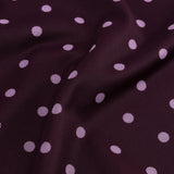 Detailopname van de stof van een top in pruim | Ydence Bailey | Jo&Co Club