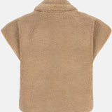 productfoto van de achterzijde van het rejou jacket van ydence met teddy stof.