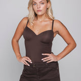 Accentil Bra Sculpt top deep cocoa | Jo&Co Club