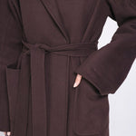 Accentil Ciela coat in deep cocoa | Jo&Co Club