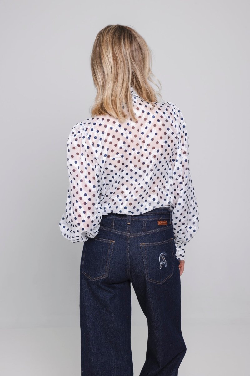 Accentil Elara blouse winter white | Jo&Co Club