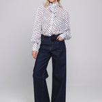 Accentil Elara blouse winter white | Jo&Co Club