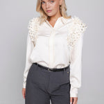 Accentil Elisse blouse winter white | Jo&Co Club