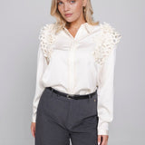 Accentil Elisse blouse winter white | Jo&Co Club