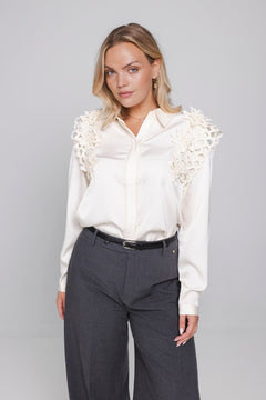 Accentil Elisse blouse winter white | Jo&Co Club