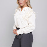 Accentil Elisse blouse winter white | Jo&Co Club