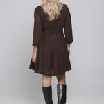 Achterkant glitter jurk Accentil Eleni boven de knie | Jo&Co Club