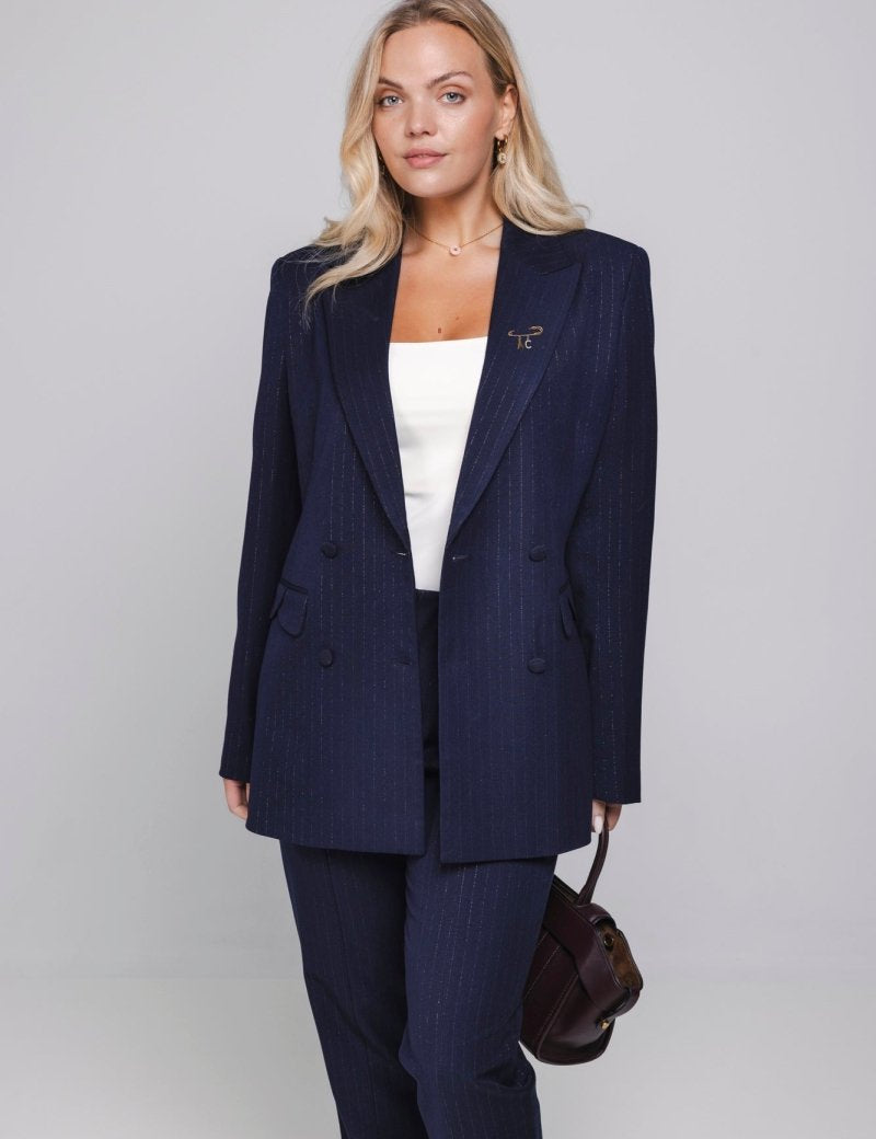 Accentil Ilia blazer midnight blue | Jo&Co Club