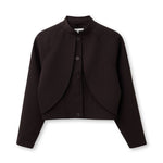 Productfoto kort jasje Accentil Daphne in dark roast | Jo&Co Club
