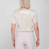 Accentil Lune T-Shirt in zand