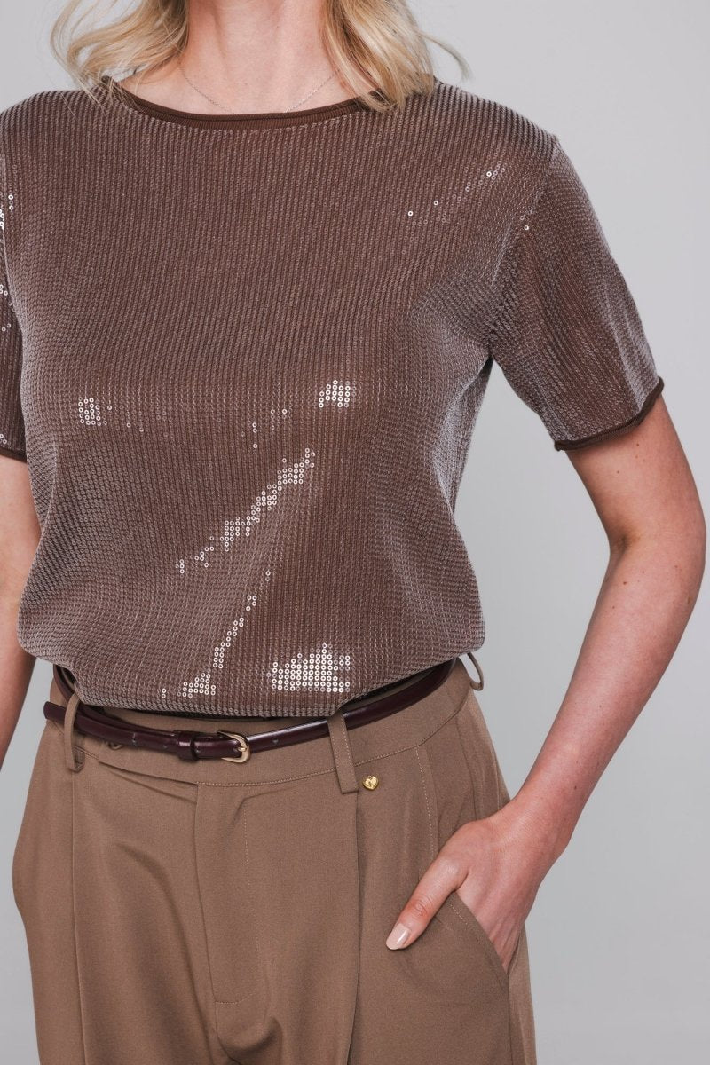 Accentil Lune top mokka | Jo&Co Club