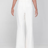 Accentil Nora pants | Off-white in Crèmekleurig, aansluitend