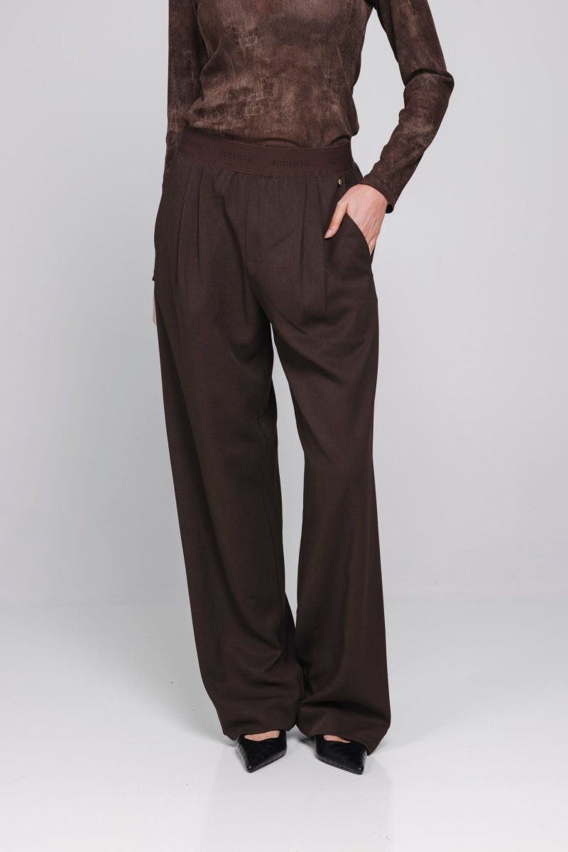 Accentil Pam pants deep cocoa | Jo&Co Club