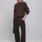 Accentil Pam pants deep cocoa | Jo&Co Club