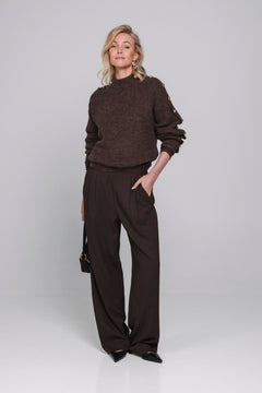 Accentil Pam pants deep cocoa | Jo&Co Club