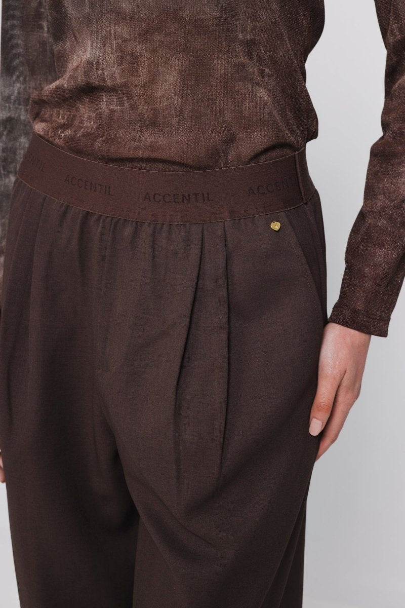 Accentil Pam pants deep cocoa | Jo&Co Club