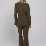 Accentil Samira blazer in moss green | Jo&Co Club