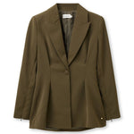 Accentil Samira blazer in moss green | Jo&Co Club