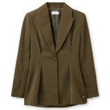 Accentil Samira blazer in moss green | Jo&Co Club