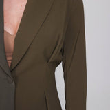 Accentil Samira blazer in moss green | Jo&Co Club