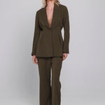 Accentil Samira blazer in moss green | Jo&Co Club