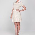 Accentil Senna skirt | Dolce beige – Rokken van Accentil, kleur 34/XS, maat | Jo&Co Club