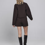 Achterkant skort Accentil Elyse met bijpassend jasje Daphne | Jo&Co Club