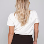 Achterkant t-shirt Accentil Zeya met korte mouwen | Jo&Co Club
