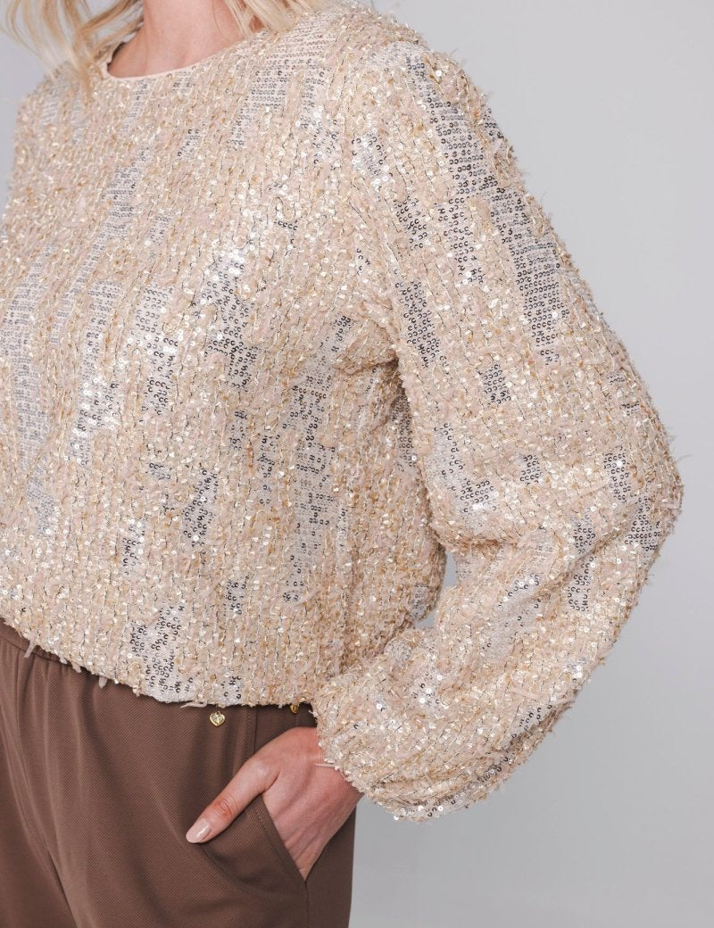 Accentil Zaya top winter white | Jo&Co Club