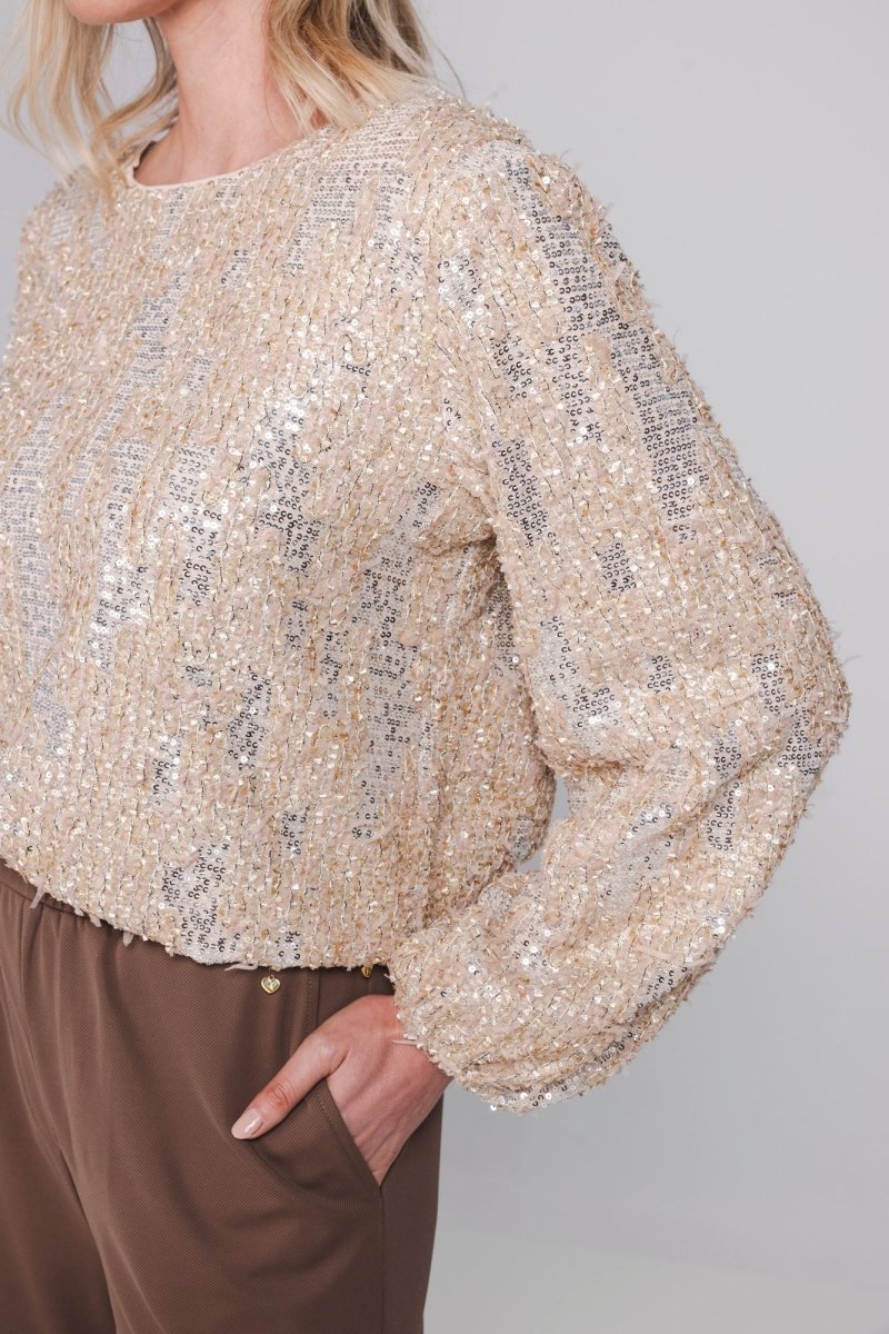 Accentil Zaya top winter white | Jo&Co Club