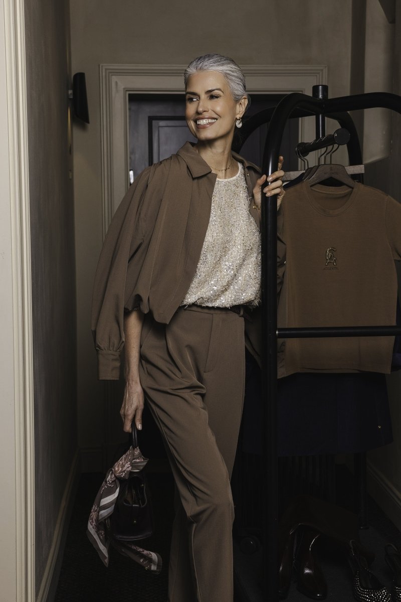 Accentil Zaya top winter white | Jo&Co Club