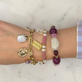 Armband Velvet van FLEM the Label in paars
