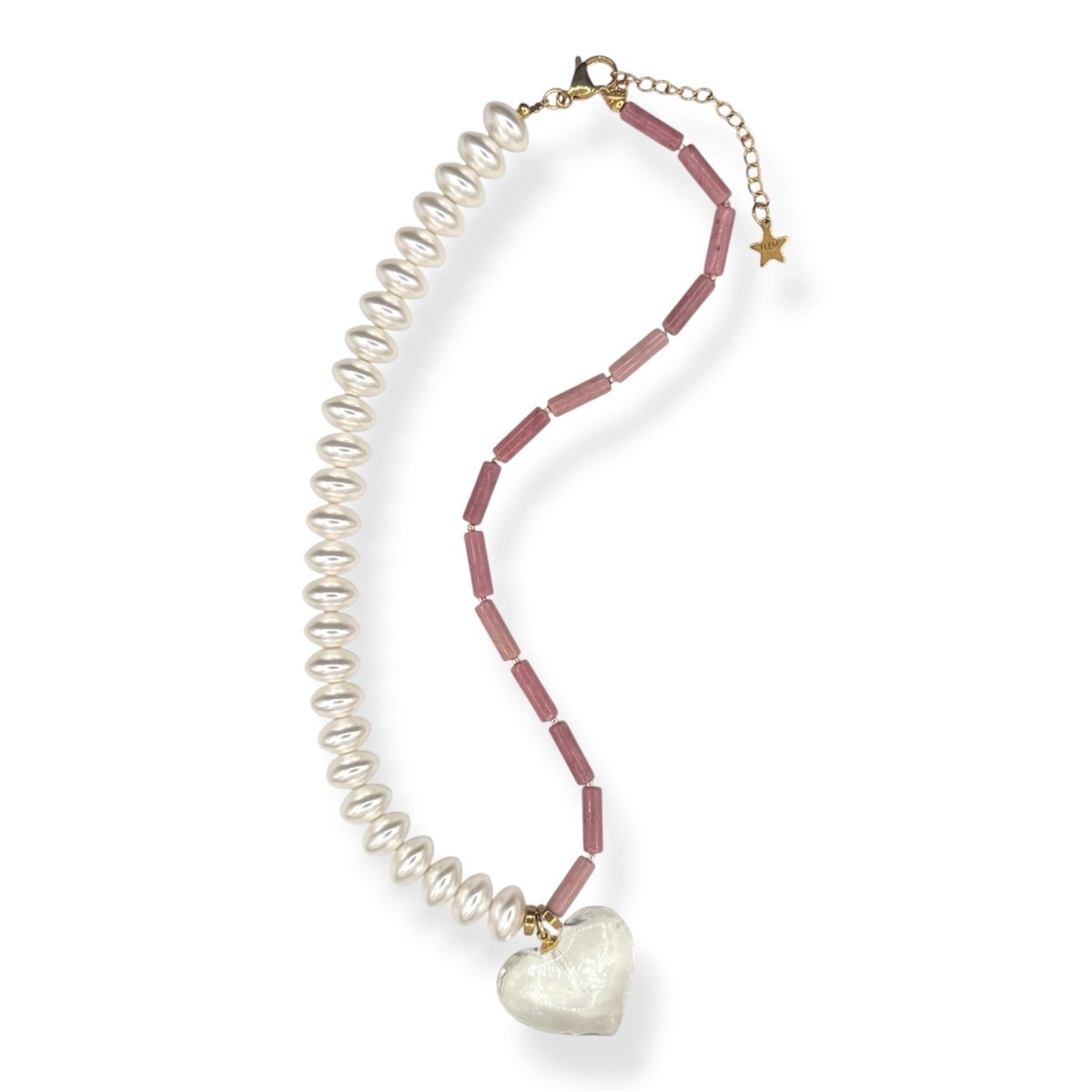 Ketting Gigi van FLEM the Label in roze