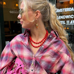 Ketting Sage van FLEM the Label in rood