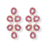 Oorbellen Joy van FLEM the Label in rood
