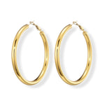 Oorringen Hoop van FLEM the Label in goud